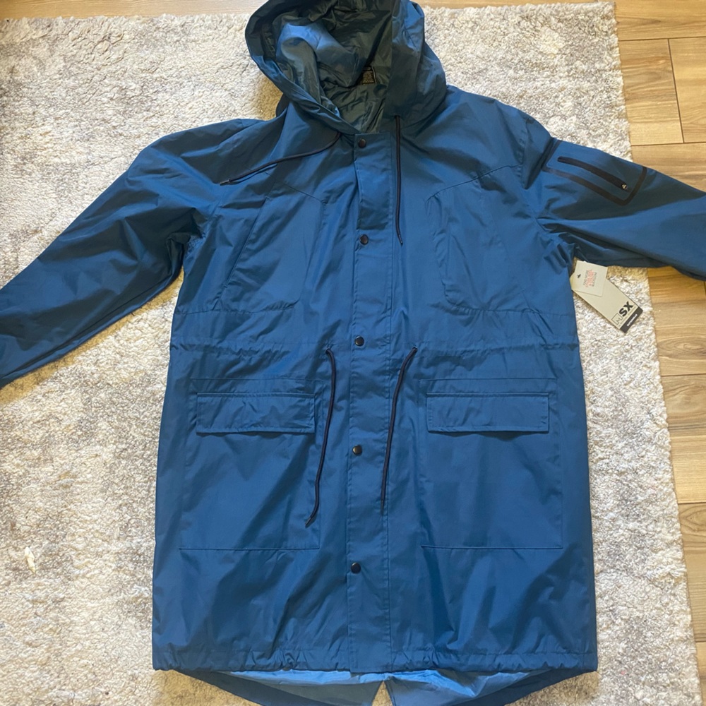 MSX by Michael Strahan Blue Size XL Rain Coat. NWT
